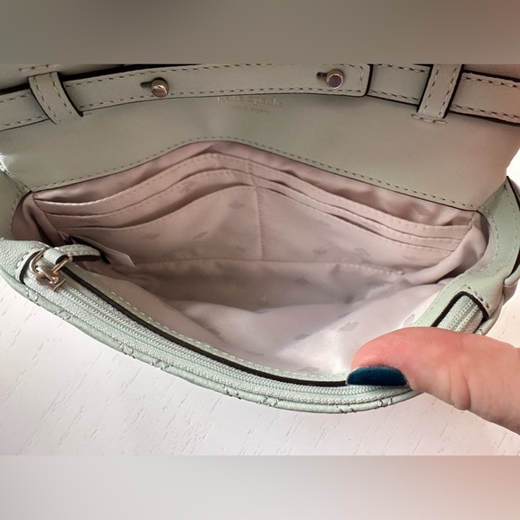 Kate Spade Natalia Flap Turnlock Crossbody Bag Crystal Blue(Mint Green)! - Picture 6 of 13